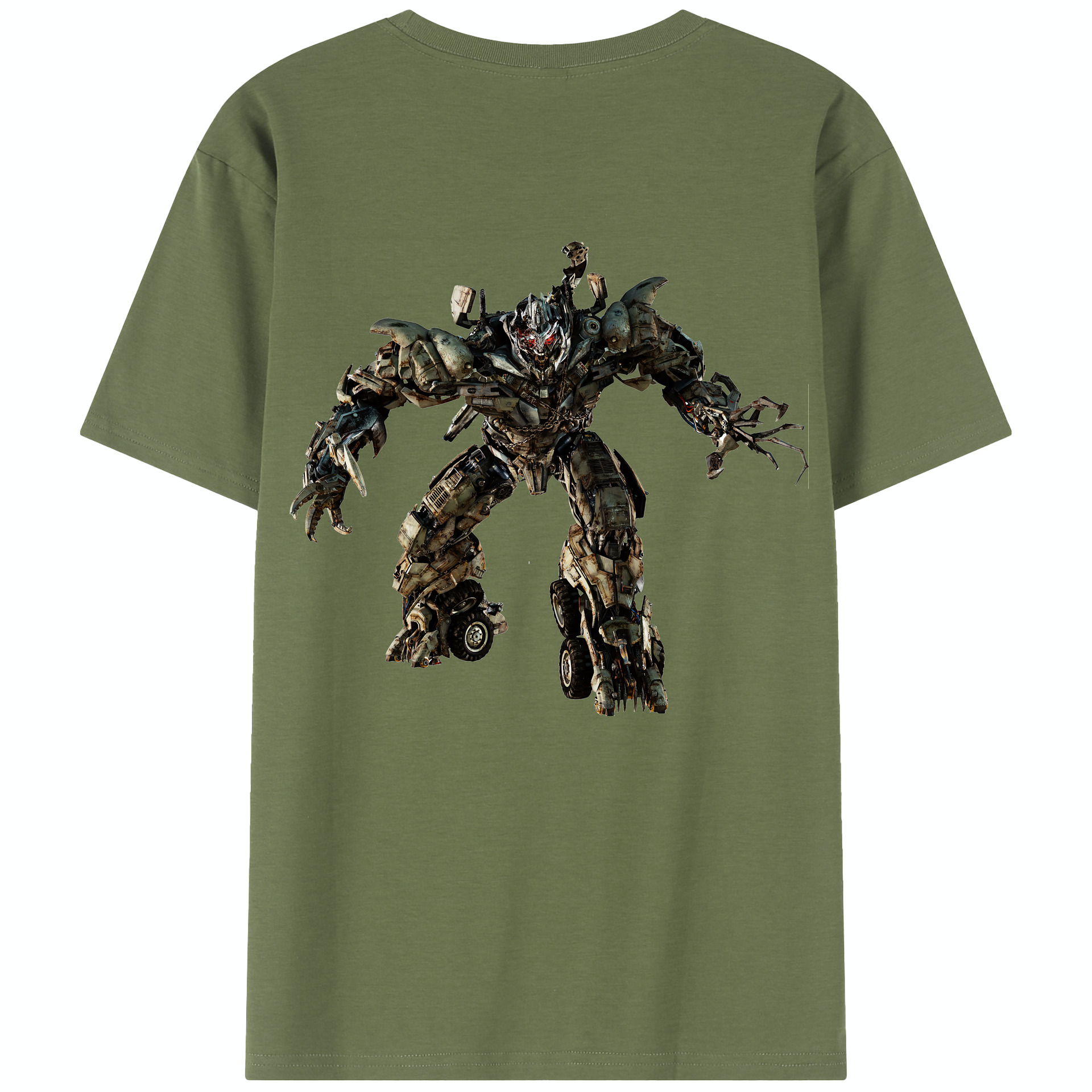（画像用） Transformers トランスフォーマー 綿100％半袖Tシャツ（背面プリント）